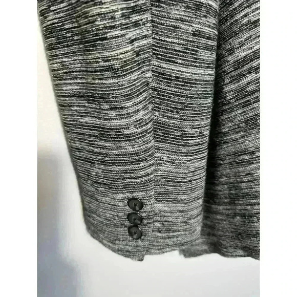 EUC Rachel Roy Black Multi Blazer grey tweed Size 22W Single Button Front - Picture 5 of 11